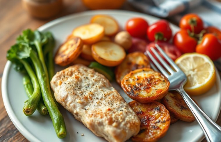 What makes a weight loss meal nutritionally balanced Foods, Portions, and Plate Examples